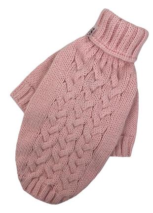 Свитер для собак и котов вязаный косичка