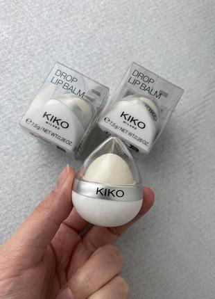 Зволожуючий бальзам new drop lip balm kiko milano 7,5 г