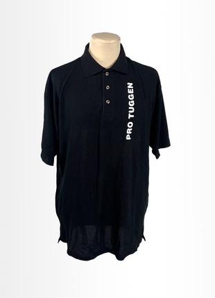 Футболка поло promo doro, чорна, якісна