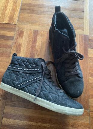 Кеды кожаные ботинки gabor comfort 41-42 нижняя 🇩🇪