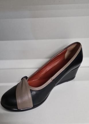 Туфли кожаные