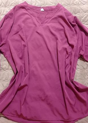 Блуза жіноча на весну, дуже великий розмір, супер батал, розмір 60+