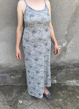 Літня сукня в підлогу, довга сукня