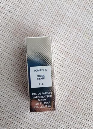 Парфюмерная вода touch ford soleil neige 2ml