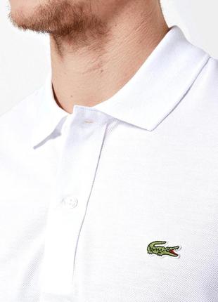 Поло мужское lacoste 245-4467wt l4 фото