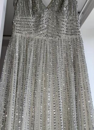 Роскошное вечернее платье zalando lace &amp; beads6 фото