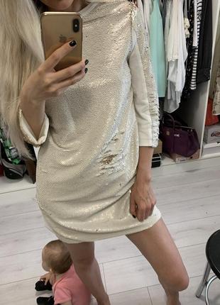 Платье пайетки imperial италия