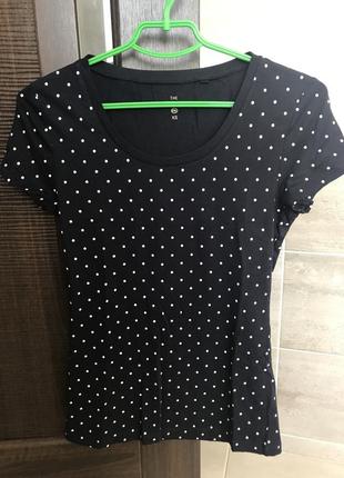 Футба в горошек c&a