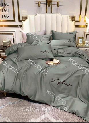 Постільна білизна сатин софі євро комплект 200х230