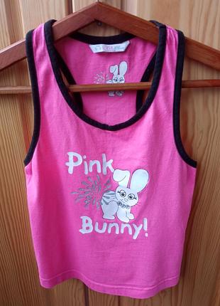 Натуральна майка 100% бавовна трикотаж фірми sleepwear 8-9 років 128-134 см.