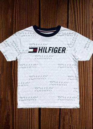 Оригінальна бавовняна футболка tommy hilfiger на хлопчика 8-10 років