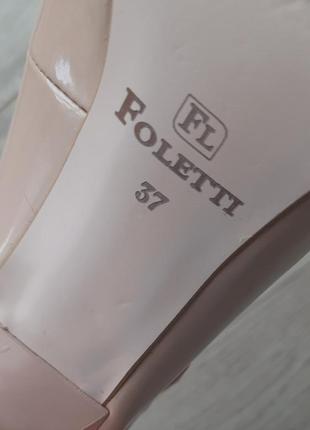 Красиві туфлі італійської марки foletti 37 розмір3 фото