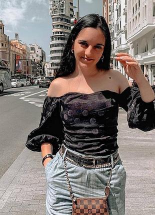 Топ з відкритими плечима mango