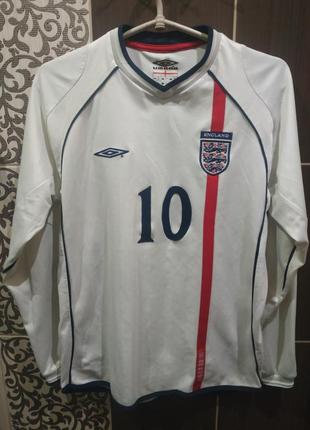 Мужская футбольная футболка сборной англии, england umbro michael owen