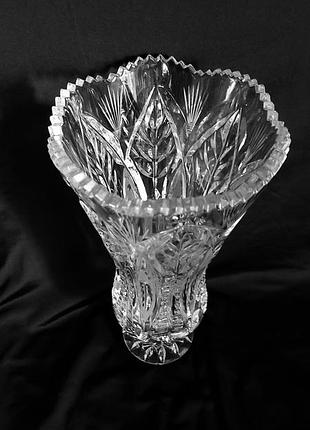 Ваза кристальная винтажная