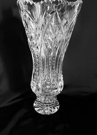Ваза кристальная винтажная