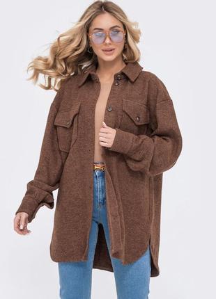 Тепла сорочка-кардиган арт. 401401