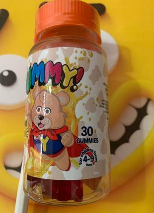 Yummy! 30 мультивітамінних гумок для дітей 4 – 9 років
