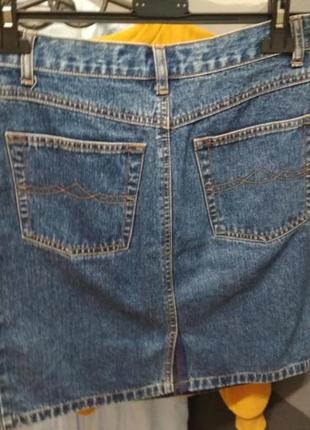 Актуальная плотная джинсовая юбка6 фото