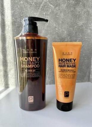 Медовая маска і шампунь для волос daeng gi meo ri honey intensive hair mask 150 мл