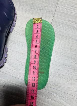 Резиновые сапоги сапожки гумачки на девочку 21 20 размер6 фото