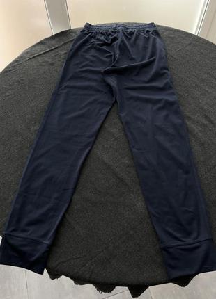 Темно синие спортивные штаны для занятий спортом йоги бега h&m зауженные2 фото