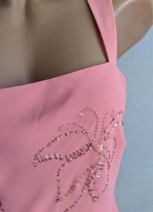 Триярусна сукня із шифону в стилі 30 років.4 фото