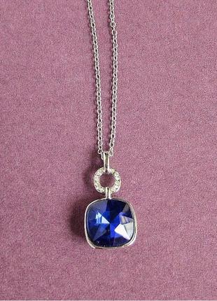 🏵ювелірна підвіска - кулон кристал на ланцюгу, новий! арт. 1091434 фото