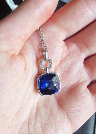 🏵ювелірна підвіска - кулон кристал на ланцюгу, новий! арт. 1091435 фото