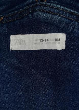 Джинсовый комбинизон zara (новые коллекции)3 фото