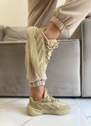 Демисезонное бежевое кроссовки adidas ozelia бежевые женские кроссовки адидас озелия7 фото