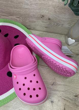 Яркие кроксы для лета crocs crocband 11016-62p2 фото