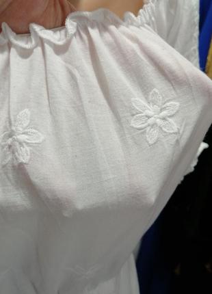 ⛔ платье из натуральной ткани батист вышивка прошва7 фото