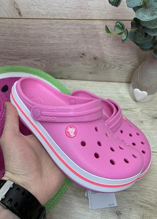 Яркие кроксы для лета crocs crocband 11016-62p4 фото