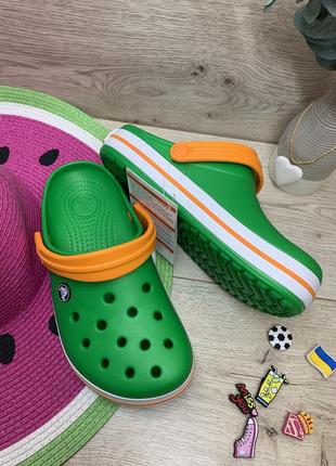 Яркие кроксы crocs crocband 11016-3r4