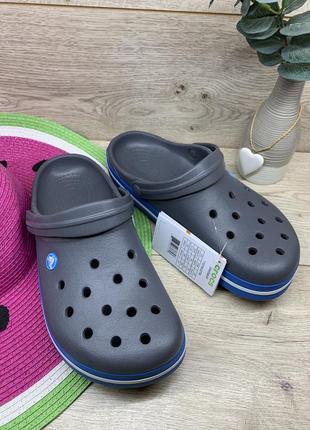 Стильні крокси crocs crocband 11017-07w