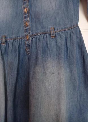 Красивое джинсовое платье waikiki на девочку 7-8 лет4 фото