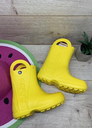 Детские дождевые сапоги crocs  kids handle it rain boot 12803