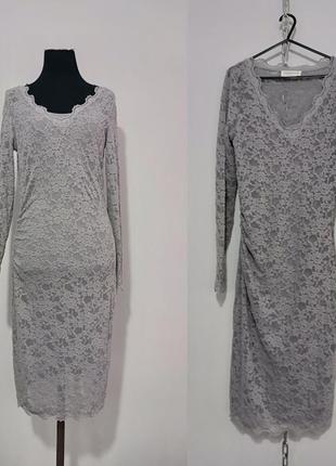 Платье гипюревое кружевное эластичное rosedmunde, m