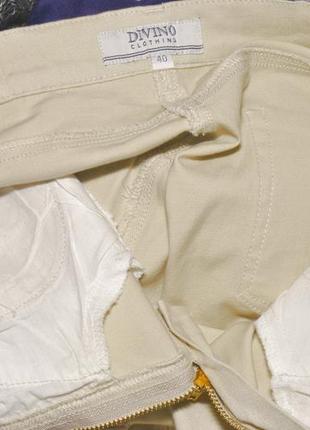 Стильные джинсы бежевые, легкий  клеш р.4010 фото