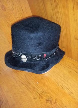 Шкіряний капелюх alfonso deste made in italy ad hat tailoring