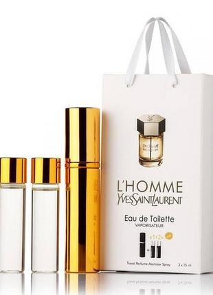 Мини-парфюм с феромонами мужской l'homme 3х15 мл1 фото