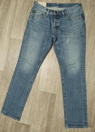 Мужские джинсы / abercrombie and fitch / синие джинсы / штаны / брюки / мужская одежда /