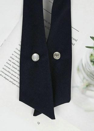 Кросс галстук черный косплей аниме3 фото