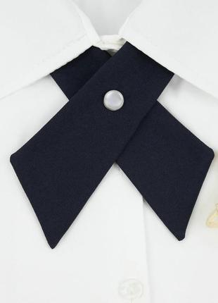 Кросс галстук черный косплей аниме2 фото