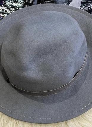 Сіра класична шляпа2 фото