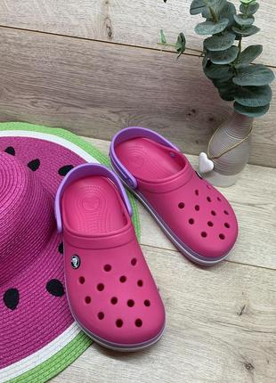 Яркие кроксы crocs crocband 11016-60c