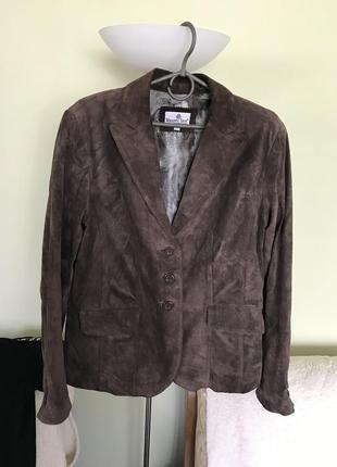 Нубуковый піджак