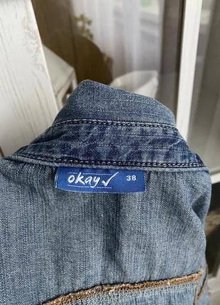 Сорочка рубашка котонова,джинсова3 фото