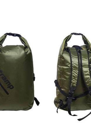 Герморюкзак tramp pvc diamond ripstop olive 40 л utra-257